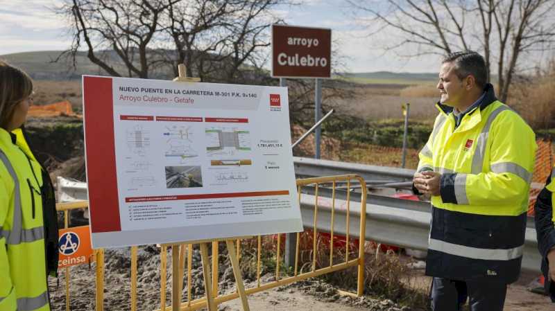 Comunitatea Madrid va finaliza în aprilie lucrările la podul peste Arroyo Culebro, prin care circulă zilnic peste 5.400 de vehicule