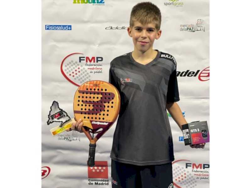 Torrejón – Torrejonero, Darío Peña, campion la Madrid Padel Master la categoria juvenile