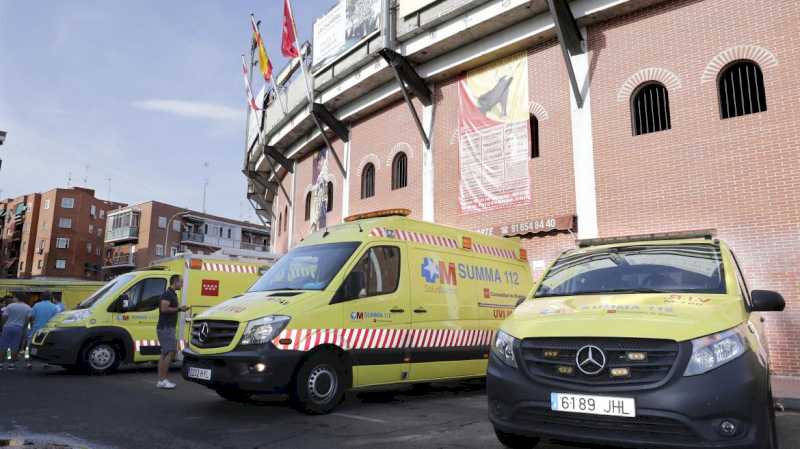 Comunitatea Madrid desfășoară un dispozitiv de sănătate cu un spital de campanie în cursele de tauri din San Sebastián de los Reyes