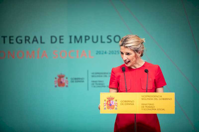 Yolanda Díaz propune Valencia drept capitală a economiei sociale în 2024