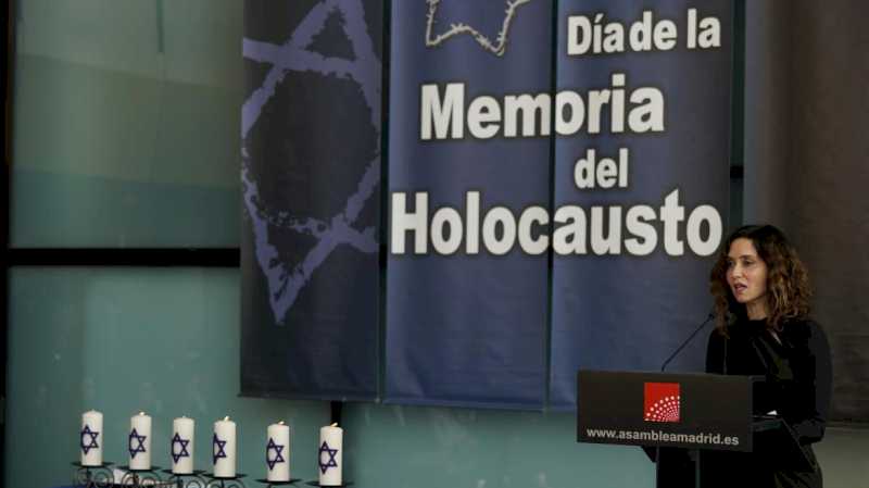 Díaz Ayuso: „Ansti-semitismul este reînviat la minimum, este îmbrăcat în antisionism”