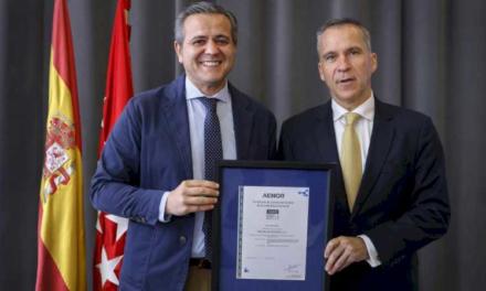 Comunitatea Madrid primește certificarea AENOR ca recunoaștere a angajamentului Metro față de accesibilitatea universală