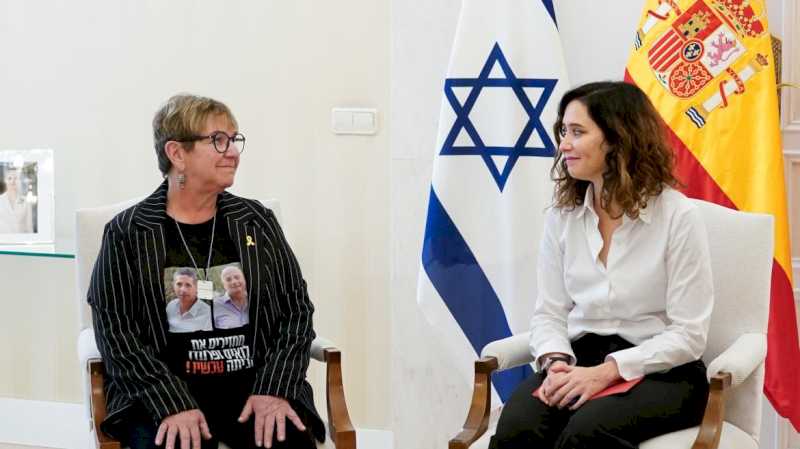 Díaz Ayuso le transmite rudelor israelienilor răpiți de Hamas dorința sa ca aceștia să fie reuniți în curând