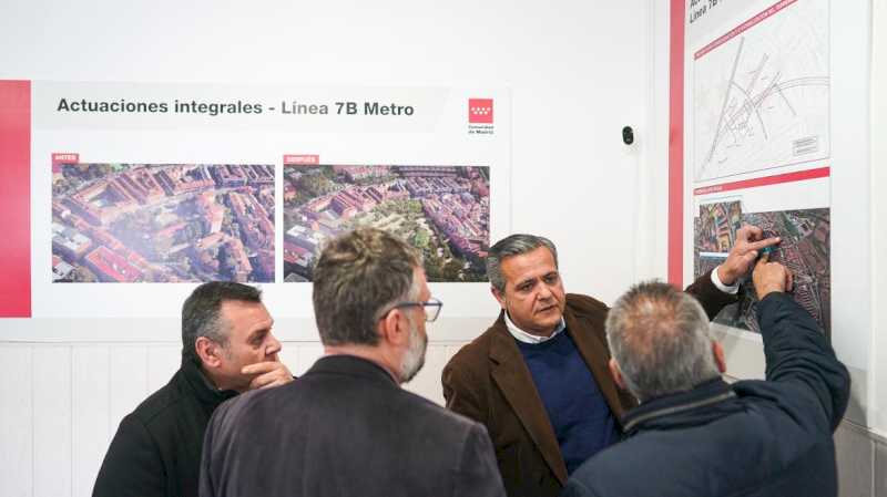 Comunitatea Madrid va începe luni să ofere ajutor psihologic rezidenților afectați de linia de metrou 7B