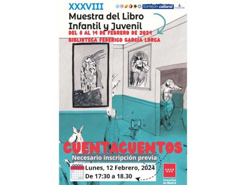 Torrejón – Ultimele două zile pentru a vizita a XXXVIII-a Expoziție de carte pentru copii și tineri de la Biblioteca Centrală Federico García Lorca din…
