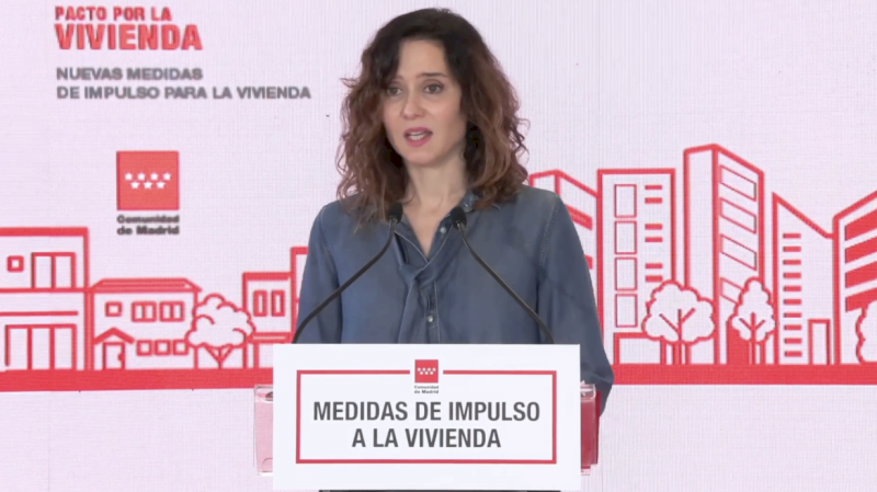 Díaz Ayuso anunță un Plan de șoc cu 10 noi măsuri pentru a consolida conducerea Comunității Madrid în construcția de locuințe la prețuri accesibile