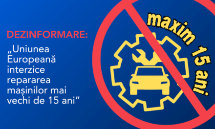 DEZINFORMARE: Uniunea Europeană interzice repararea mașinilor mai vechi de 15 ani