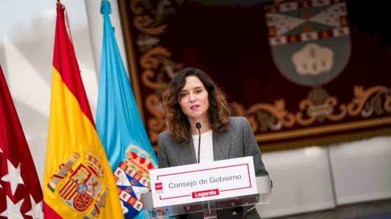 Díaz Ayuso detaliază cele 125 de milioane de investiții în Leganés concentrate pe educație, sănătate și vârstnici