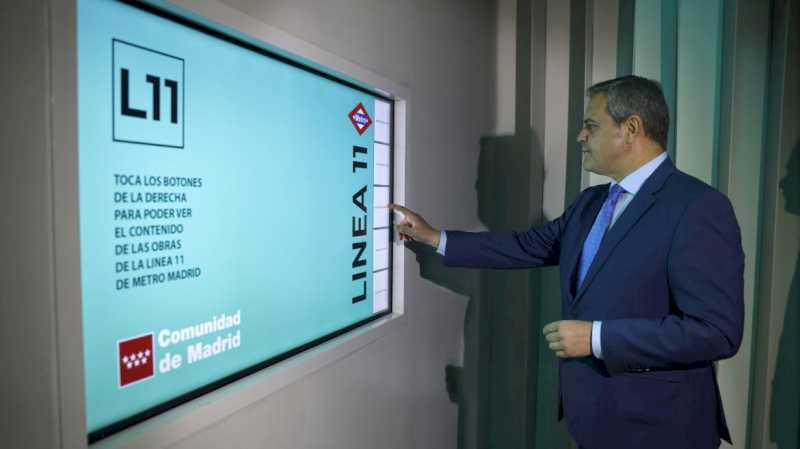 Comunitatea Madrid creează un spațiu de informare la stația de metrou Atocha despre lucrările de extindere a liniei 11