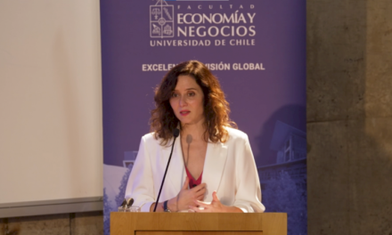 Díaz Ayuso oferă în Chile capacitatea mare a proiectelor universităților și școlilor de afaceri din Comunitatea Madrid