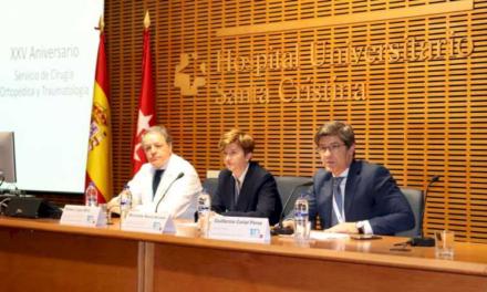 Comunitatea Madrid sărbătorește 25 de ani de la Serviciul de Chirurgie Ortopedică și Traumatologie al Spitalului Public Santa Cristina