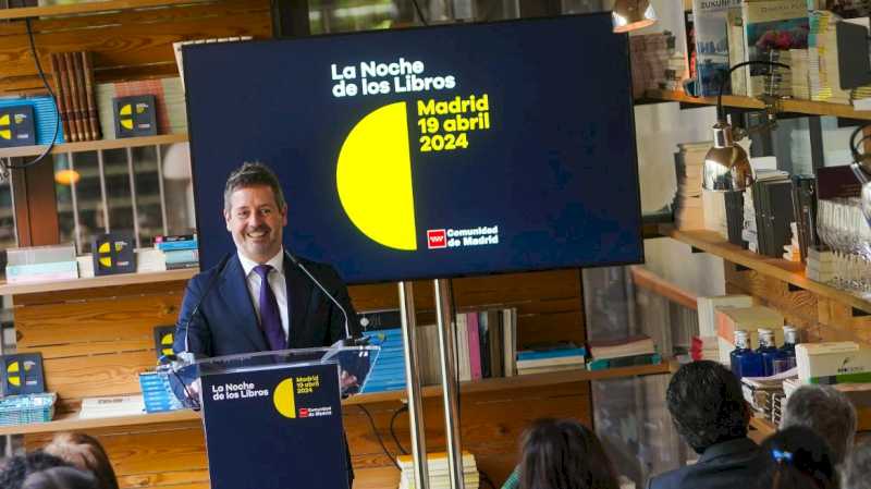Comunitatea Madrid sărbătorește a XIX-a Noapte a Cărților cu peste 500 de activități gratuite în o sută de municipalități