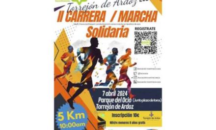 Torrejón – Torrejón de Ardoz va găzdui în această duminică, 7 aprilie, cursa a II-a de solidaritate în favoarea Asociației de Incontinență ASIA cu…