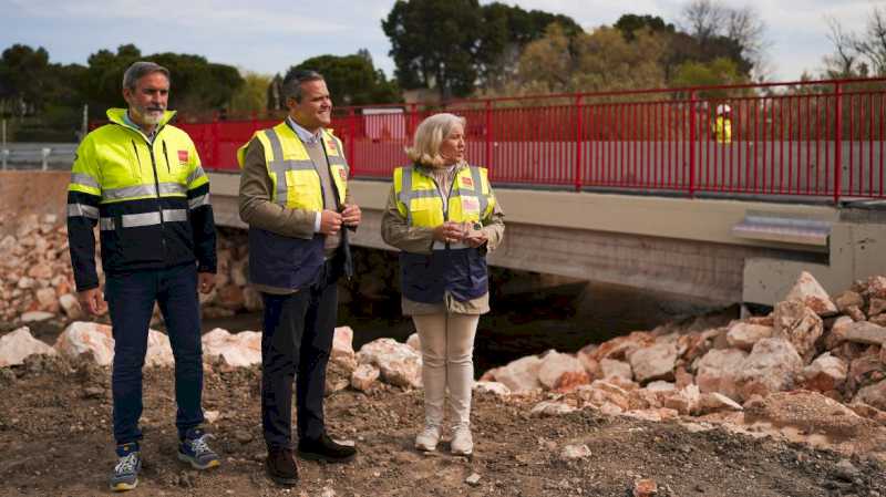 Comunitatea Madrid inaugurează podul peste pârâul Culebro afectat de DANA și furtuna Aline