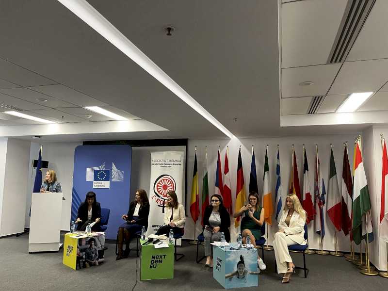 Reprezentanța Comisiei Europene în România a găzduit masă rotunda organizata de E-Romnja cu tema “Cum asigurăm interesele femeilor rome în an electoral?”