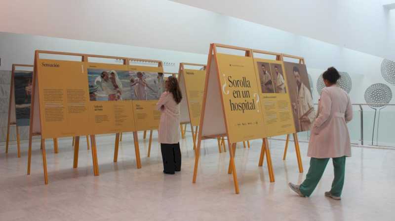 Sorolla aterizează la Spitalul Universitar Puerta de Hierro cu ajutorul „Cultura en Vena” de Ziua Mondială a Artei