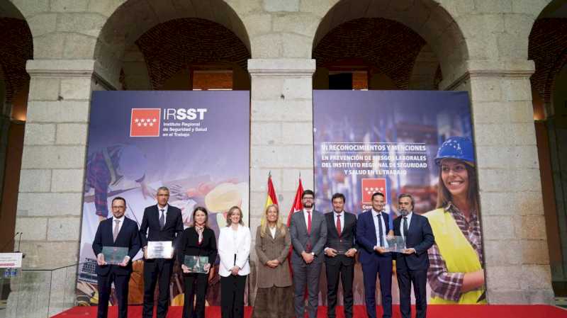 Comunitatea Madrid oferă premii care recunosc bunele practici ale companiei în prevenirea riscurilor ocupaționale