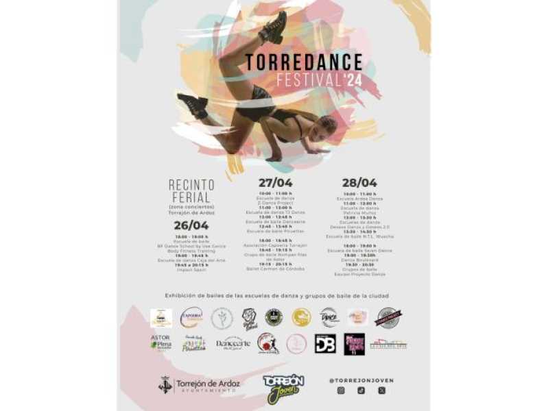 Torrejón – Șaptesprezece școli și grupuri de dans locale participă la o nouă ediție a Festivalului Torredance, care începe mâine vineri…