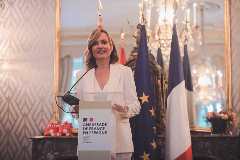 Pilar Alegría participă la evenimentul „100 de zile până la Jocurile Olimpice de la Paris”