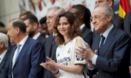 Díaz Ayuso îl felicită pe Real Madrid pentru cea de-a 36-a ligă și arată spre Londra: „Pe 1 iunie vom încuraja ca Liga Campionilor să vină la Madrid”