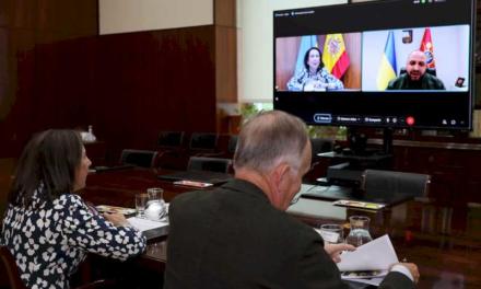 Ministrul Apărării poartă o conversație de lucru cu omologul său ucrainean, Rustem Umerov