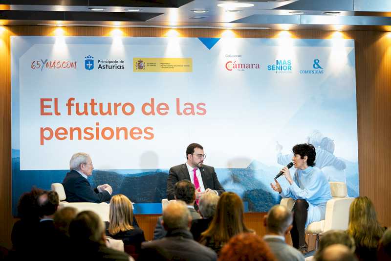 Elma Saiz asegura que „el sistema de pensiones es sostenible”