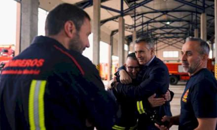 La Comunidad de Madrid supera por primera vez en su historia los 1.600 efectivos de bomberos