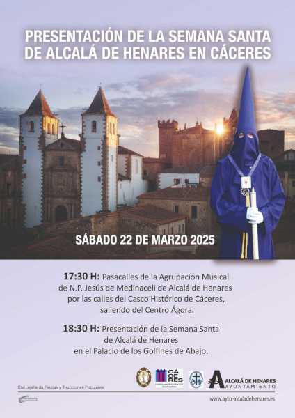 Alcalá – Alcalá presentará en Cáceres su Semana Santa, Fiesta de Interés Turístico Nacional