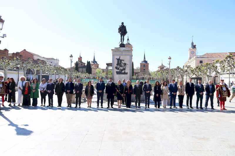 Alcalá – Alcalá de Henares rinde su tradicional homenaje a Miguel de Cervantes